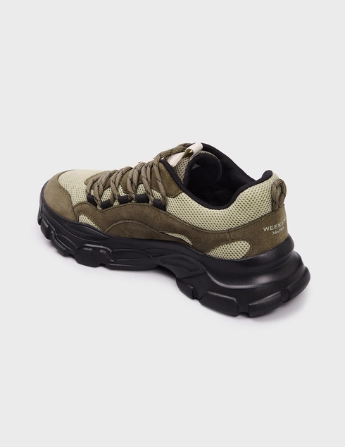 женские хаки Кроссовки Weekend Max Mara ANCORA-khaki - фото-2