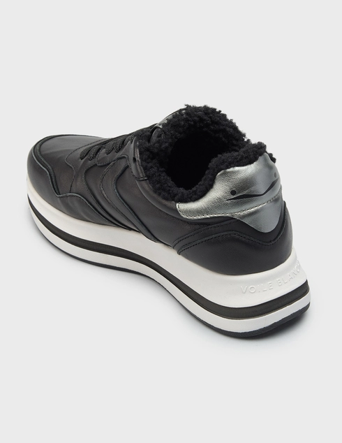 женские черные Кроссовки Voile Blanche AGR-532_balck - фото-2