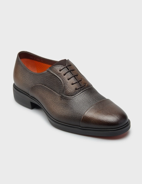 коричневые Оксфорды Santoni 18957_brown
