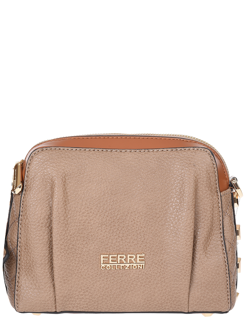 Женская сумка Ferre Collezioni 4071-taupe_black