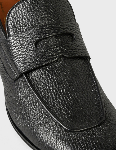 мужские черные кожаные Лоферы Henderson Baracco 71400.5 - фото-5
