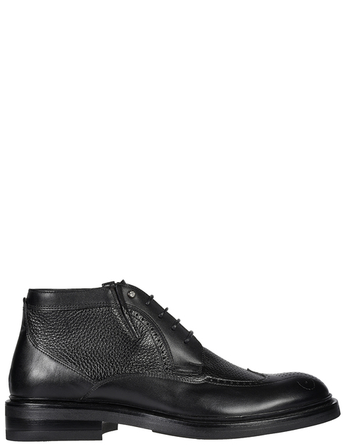 мужские черные кожаные Ботинки Mario Bruni 12593-black - фото-5