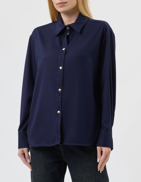 Kaos CO022-flanel-blunotte_blue фото-1