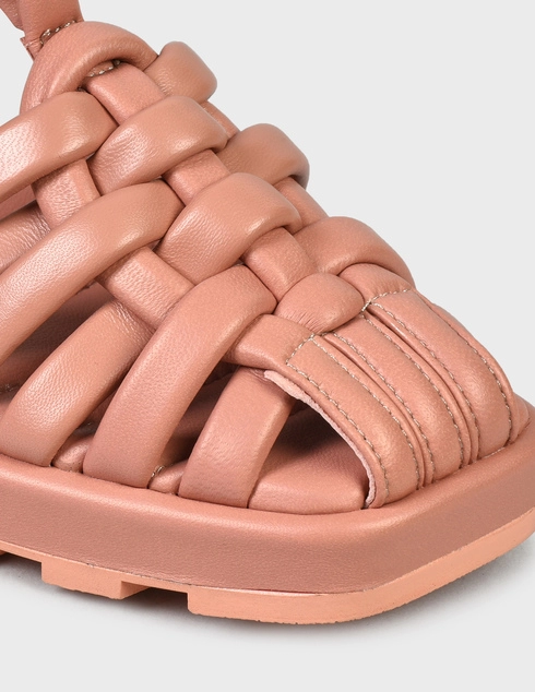 женские розовые кожаные Босоножки Massimo Granieri 02-beige - фото-5