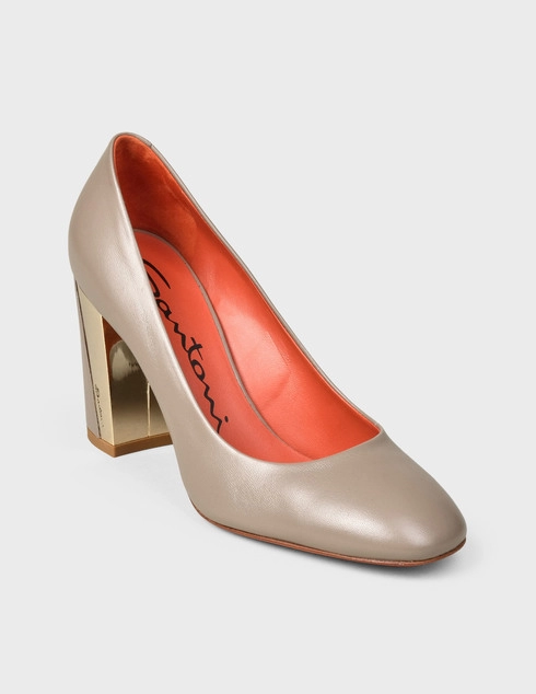 серые Туфли Santoni WDTO57719HA7RSZAM18-gray