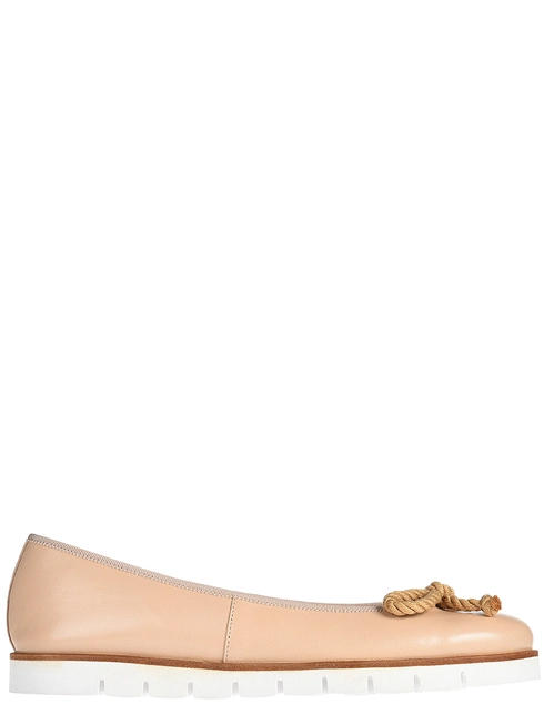 женские бежевые кожаные Балетки Pretty Ballerinas 45029_beige - фото-5