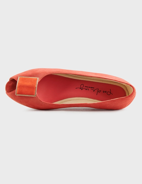 коралловые женские Туфли Pas De Rouge 828_coral 6985 грн