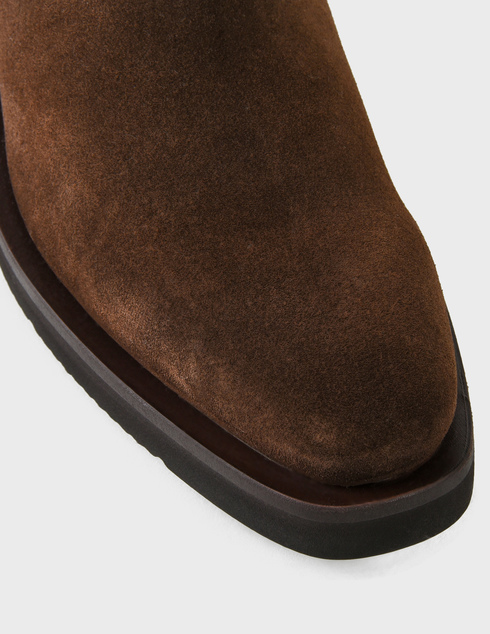 мужские коричневые замшевые Ботинки Santoni SMCLG17759JM1ASVUT50-brown - фото-5