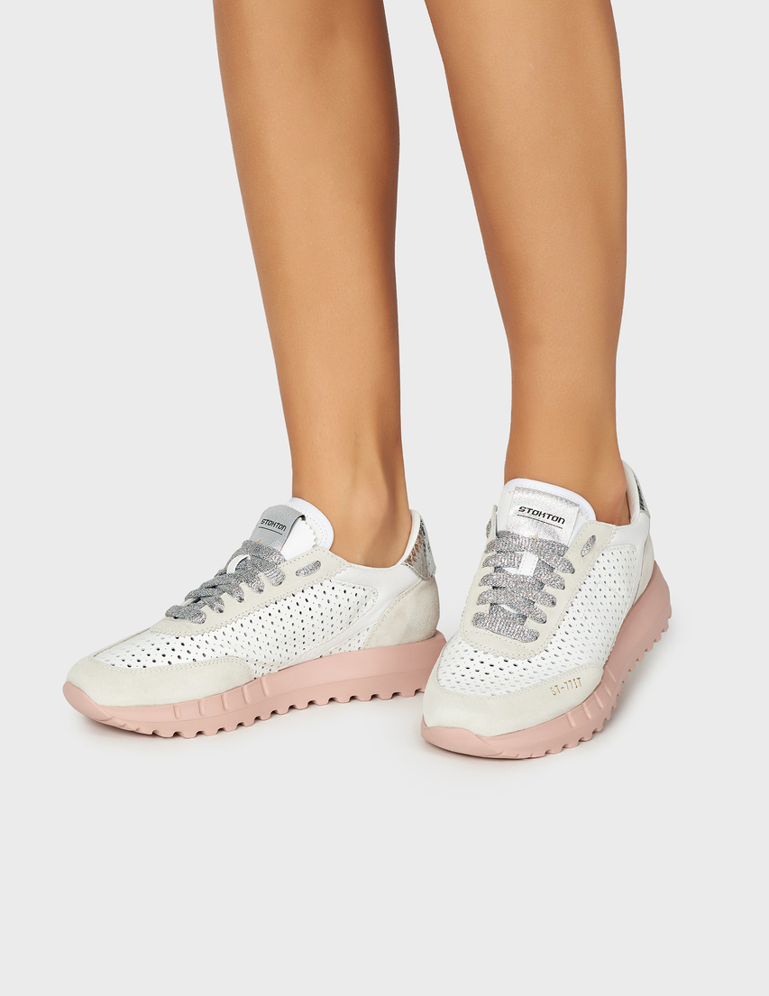 белые Кроссовки Stokton Vintage-white