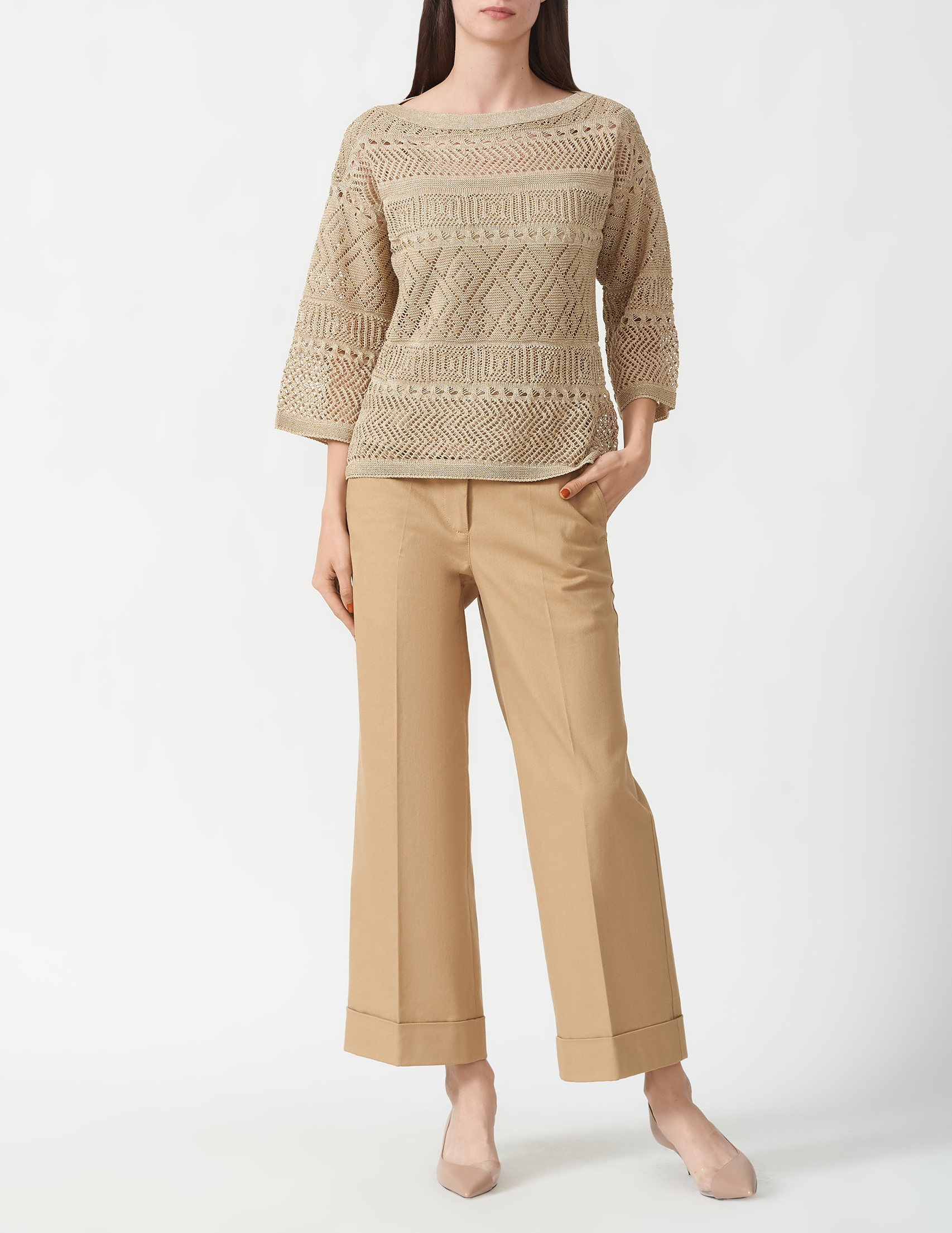 

Брюки, Бежевый