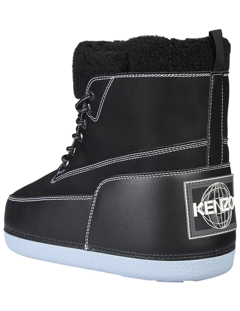 женские черные Сапоги Kenzo 762-342-99_black - фото-2