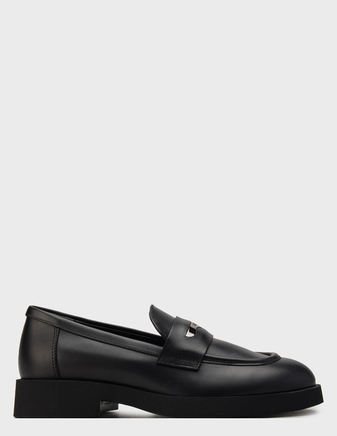 женские черные кожаные Лоферы Loriblu 1440_black - фото-5