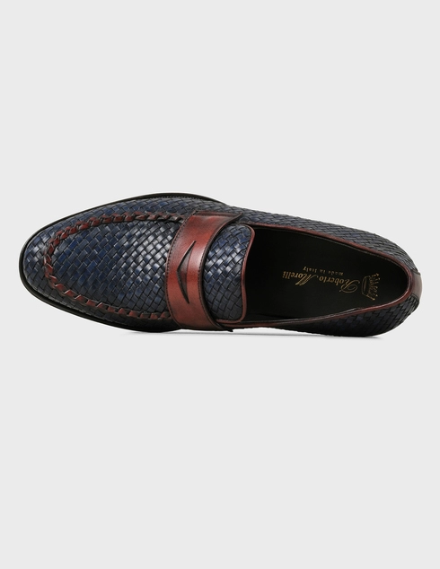 синие мужские Лоферы Roberto Morelli 4725-blue 8178 грн