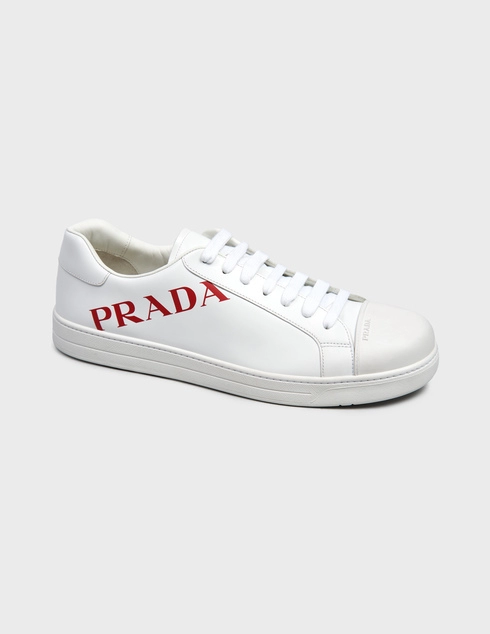 белые Кеды Prada 4E3543_white