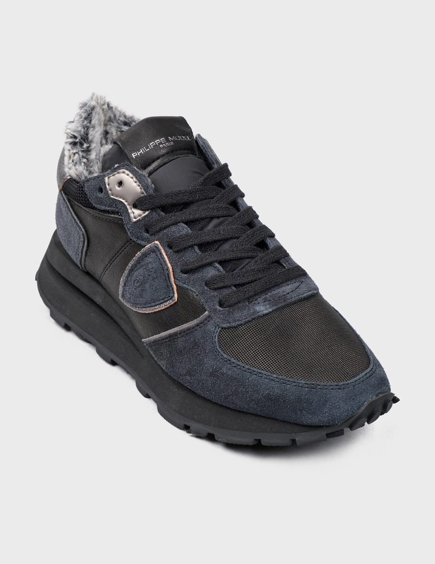 cpフィエルテ トータルワークス Кроссовки Philippe Model TKLD-Noir_black_211555 (Черно-синий) в