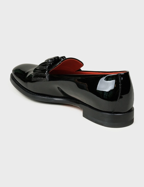 женские черные Лоферы Santoni Sant-AW19-20-WURV58049BJ4CSPBN01-black - фото-2