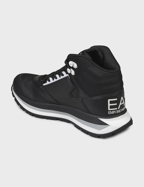 мужские черные Кроссовки Ea7 Emporio Armani X8Z036XK293-A120 - фото-2