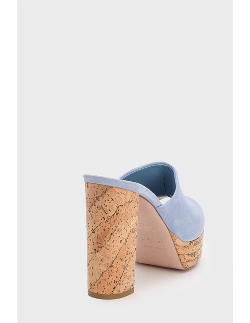 женские голубые Мюли Le Silla 433 - фото-2