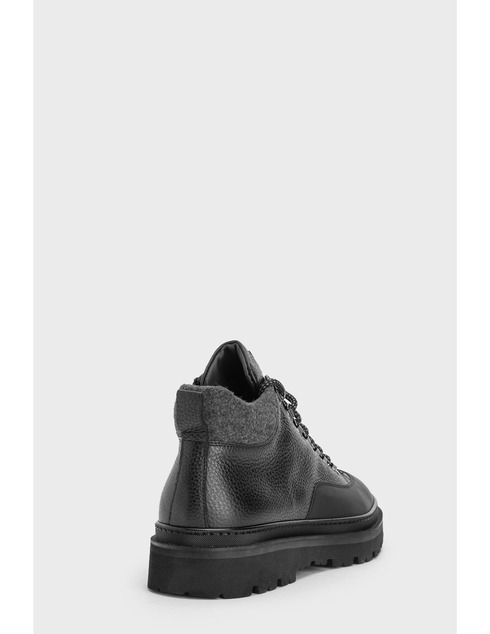 мужские черные Ботинки Luca Guerrini 12139 - фото-2