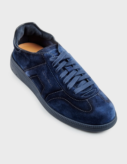 синие Кеды Santoni 22072_blue