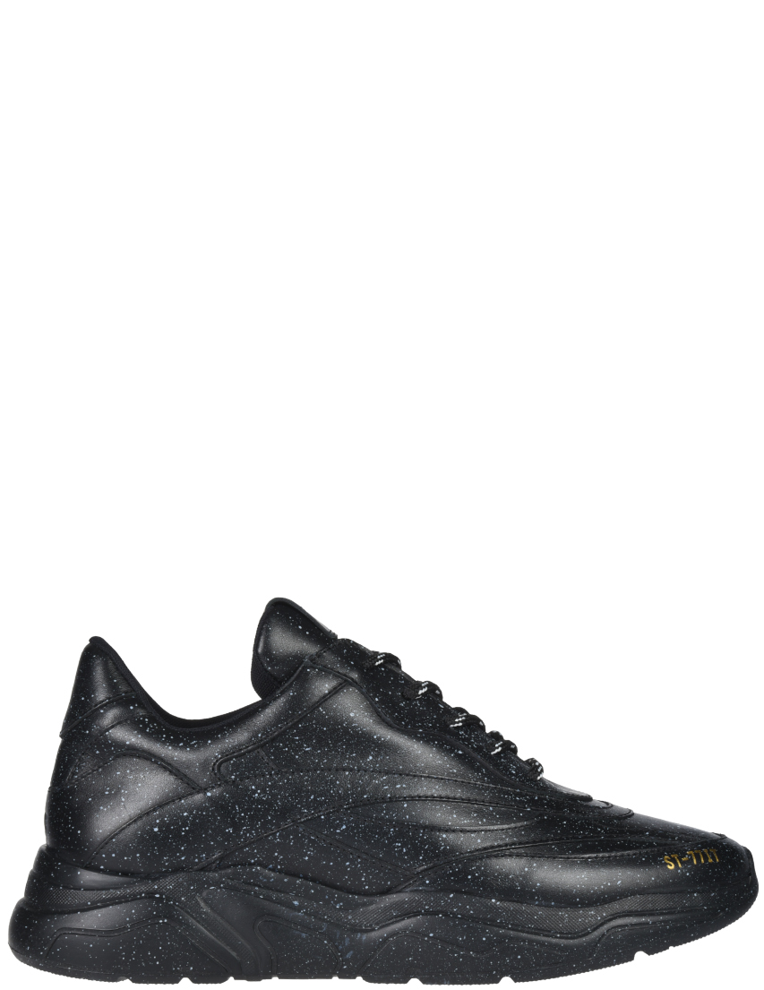 мужские черные кожаные Кроссовки Stokton S37U-VITELLO_black - фото-5