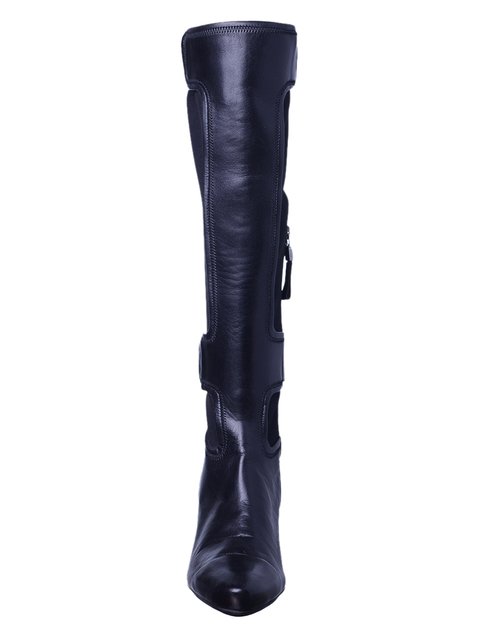 женские черные кожаные Сапоги Prada 3W46426ITF0002 - фото-5
