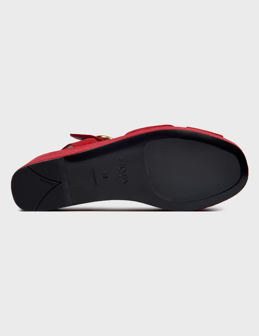 красные Босоножки Prada IXZ523-Rosso_red размер - 38
