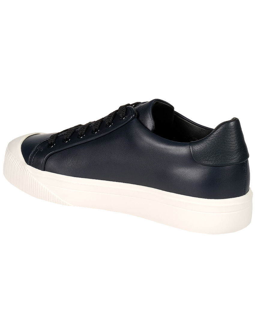 мужские синие Кеды Santoni SMBCO21206BARRBNYU60_blue - фото-2