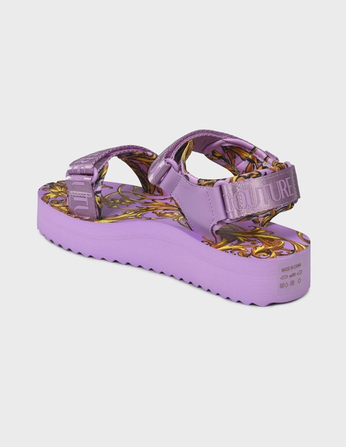 женские фиолетовые Босоножки Versace Jeans Couture 72VA3SX4-G30 - фото-2