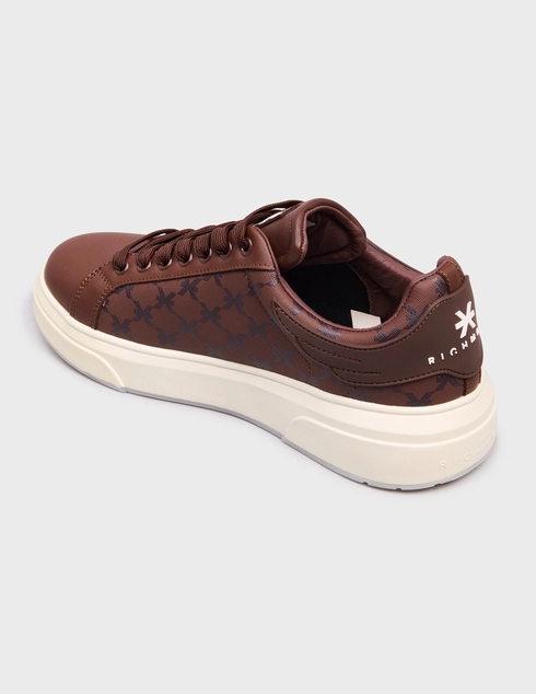 мужские коричневые Кеды John Richmond 32401-brown-logo_brown - фото-2