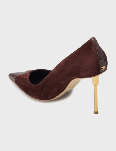женские коричневые Туфли Elisabetta Franchi SA-78L-56E2-V600-EA3 - фото-2