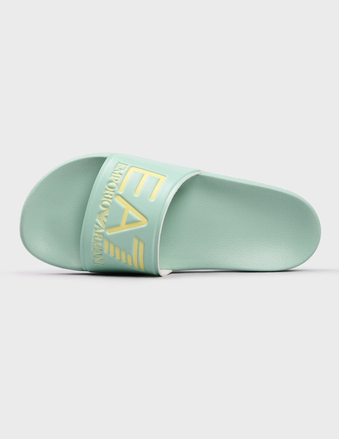 бирюзовые женские Шлепанцы Ea7 Emporio Armani 108-629_turquoise 2503 грн