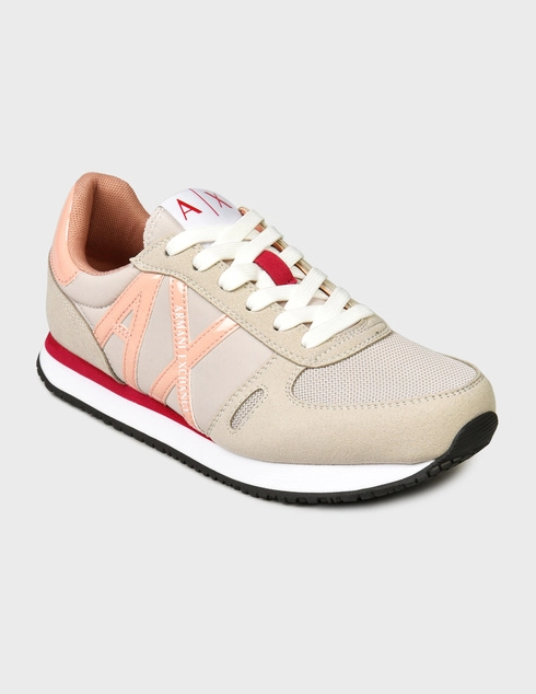 бежевые Кроссовки Armani Exchange XDX031XCC62-S602_beige