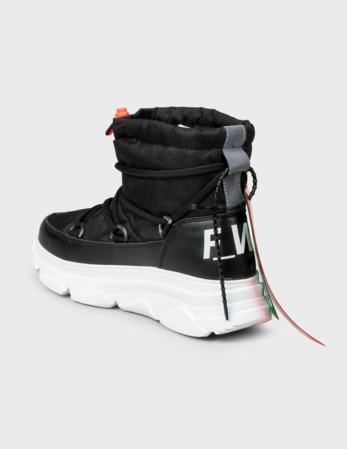 женские черные Ботинки F_WD FW-AW19-33082A-10116-A204-black - фото-2