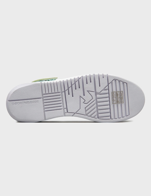 белые Кеды Emporio Armani 024-1-green_white размер - 35; 36; 37; 38; 39; 40