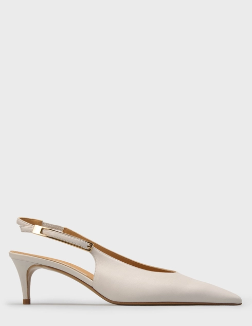 женские бежевые кожаные Босоножки Vittorio Virgili 634005_beige - фото-5