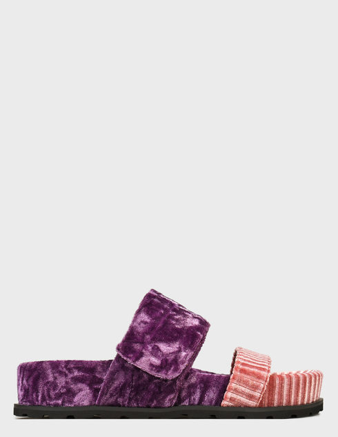 женские фиолетовые текстильные Шлепанцы Jeannot NJ-514_purple - фото-5