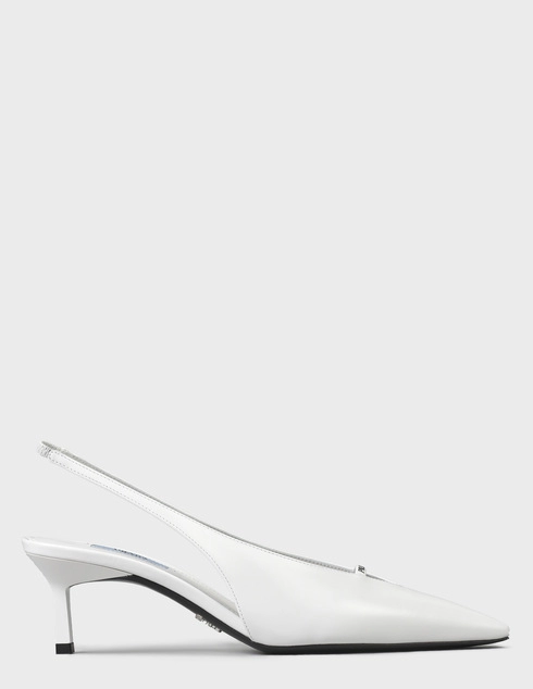 женские белые Босоножки Prada 9002-white - фото-6