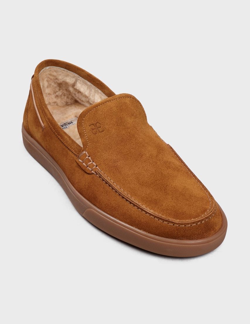 マカフィー Max Mara Weekend - Коричневі замшеві мокасини KAPOK KAPOKLOAFER