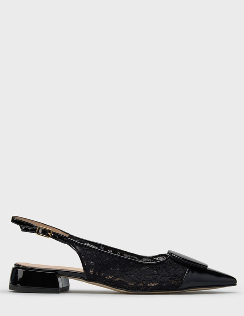 женские черные текстильные Босоножки Status X1418blk_black - фото-5