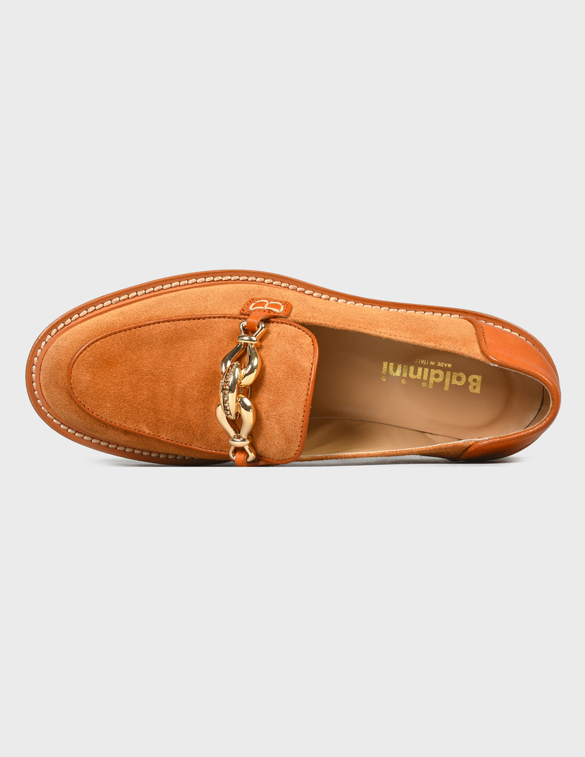 коричневые женские Лоферы Baldinini D310c-brown 10547 грн