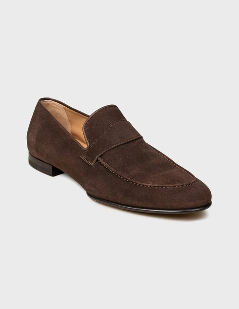 коричневые Лоферы Brioni Br-QFCT0L-P8712-2000-brown
