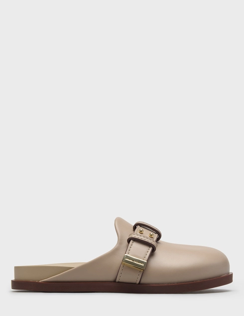 женские бежевые  Шлепанцы Armani Exchange XW002577-AF21266-U6223_beige - фото-5