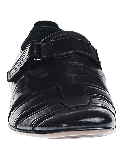 мужские черные кожаные Монки Gianfranco Butteri AGR-87705_black - фото-5