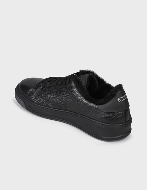 мужские черные Кеды Iceberg 1232-black - фото-2