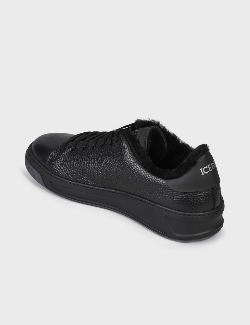 мужские черные Кеды Iceberg 1232-black - фото-2