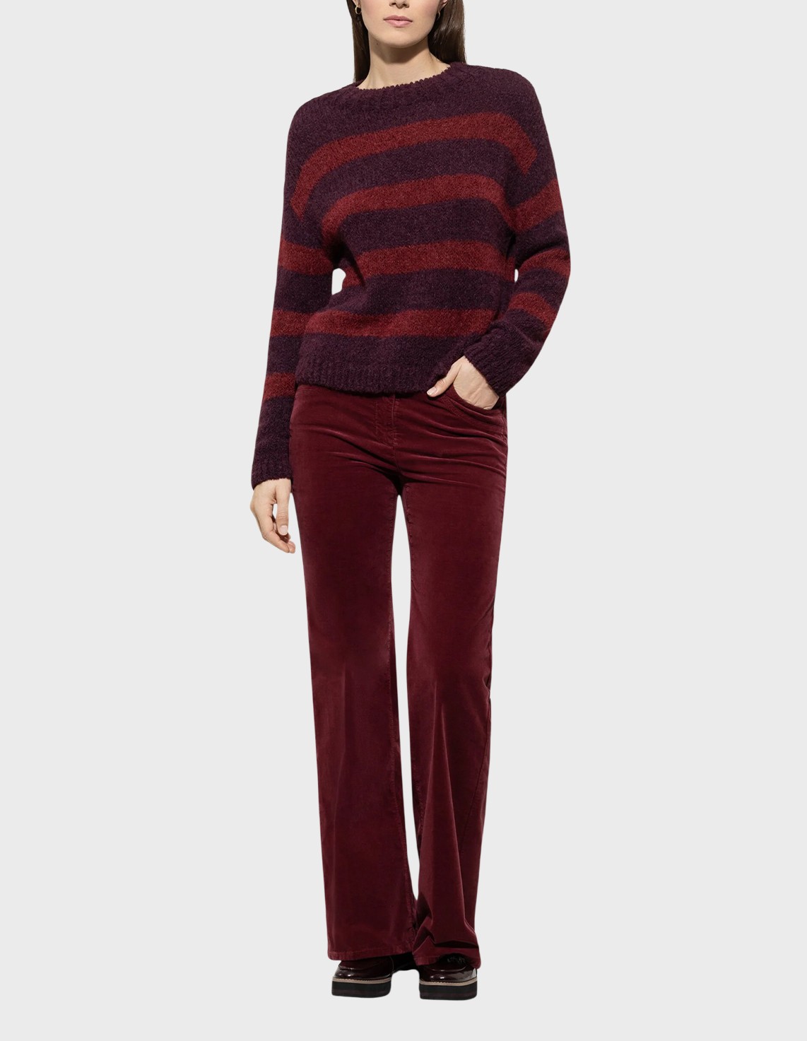 

Брюки, Бордовый