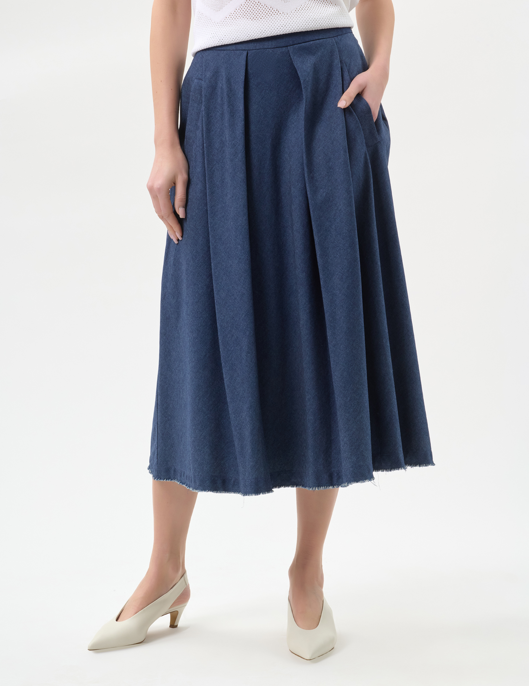 

Юбка, Синий