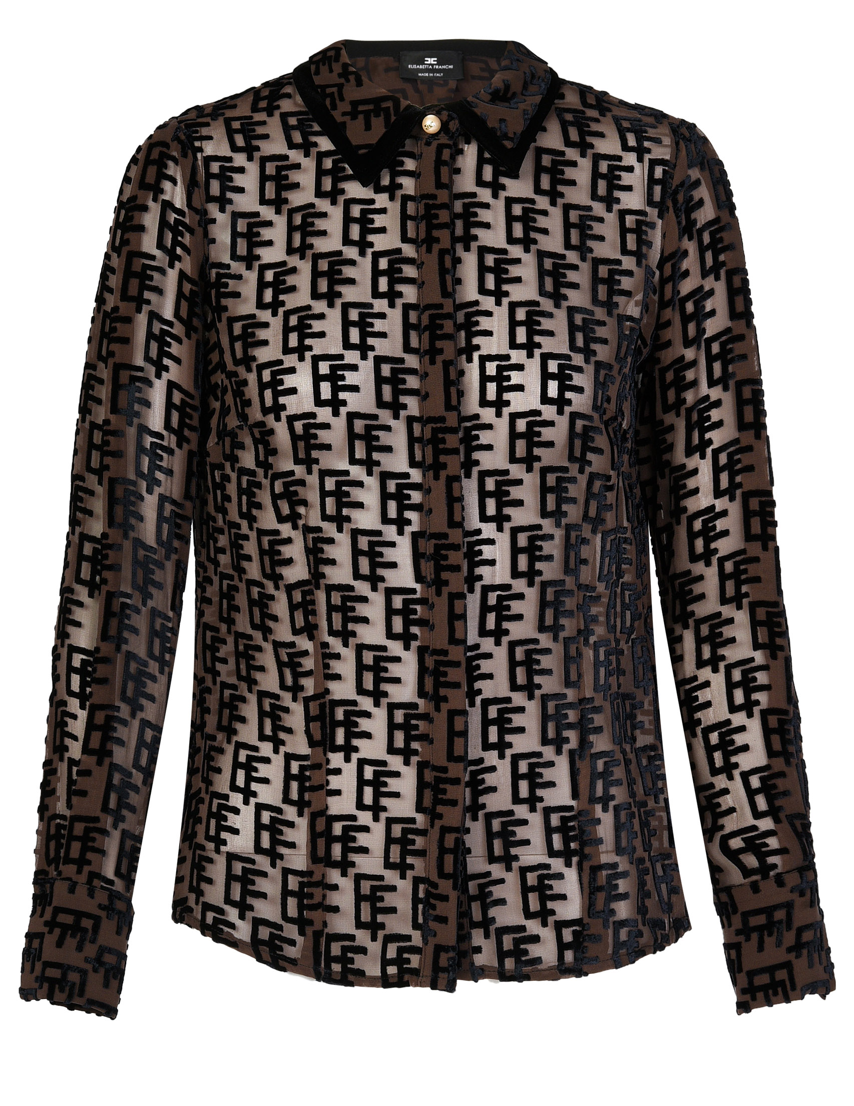 Женская блуза ELISABETTA FRANCHI 142-86E2_brown