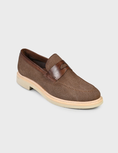 коричневые Лоферы Giulio Moretti 9463-brown